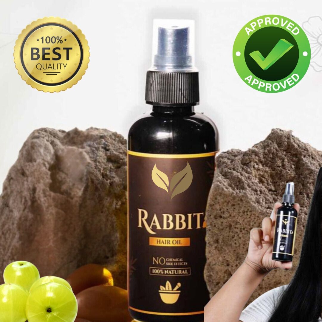 Rabbit Hair Growth Oil (Pack of 2) 🔥 BUY 1 GET 1 FREE 🔥 SALE 50% OFF🔥