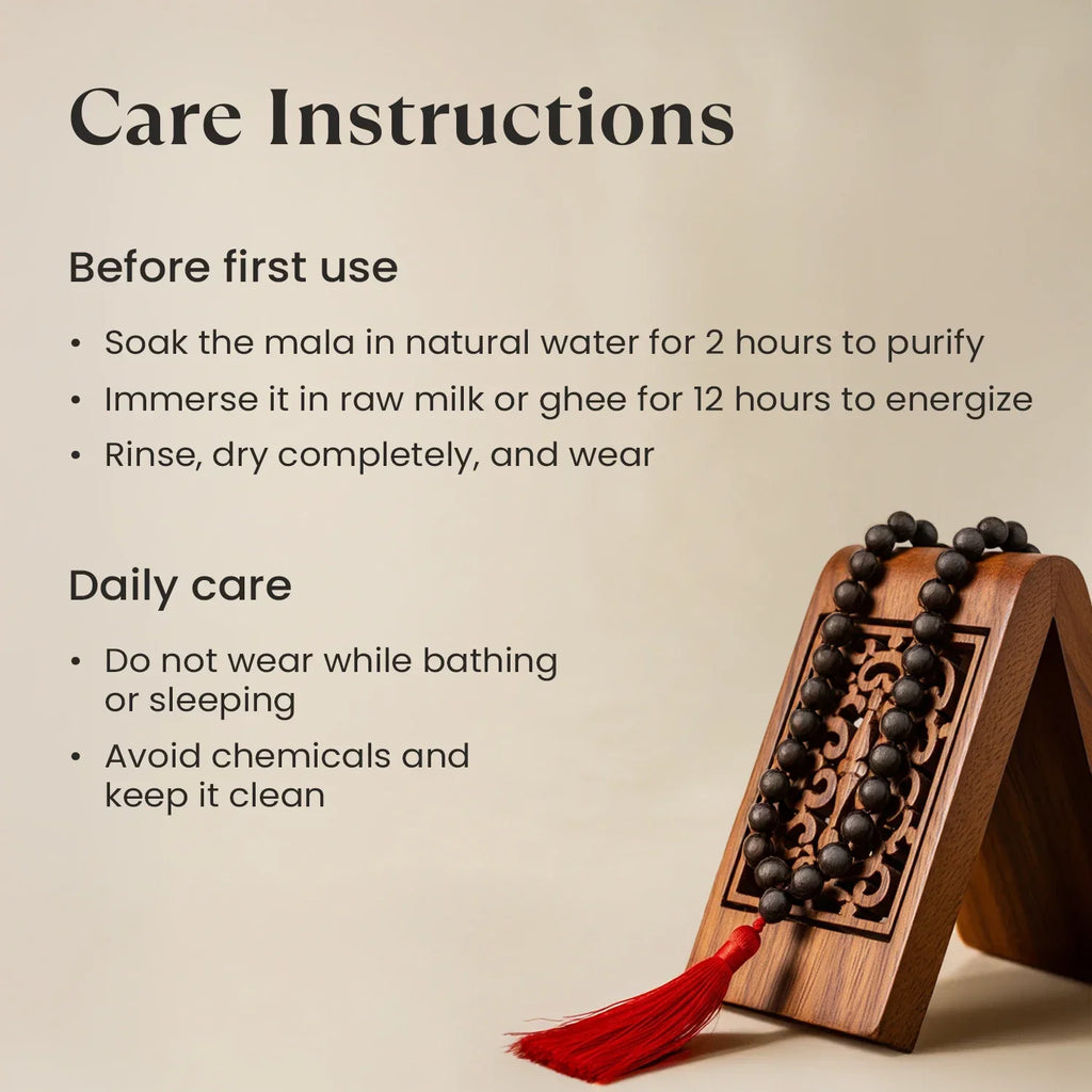 Karungali Malai with 108