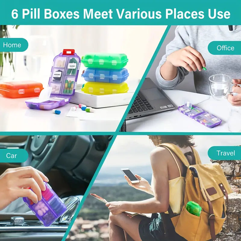 (BUY 1 GET 1 FREE) Recommended by  Doctors 7-Day Pill Organizer - Dustproof & Moisture-Proof