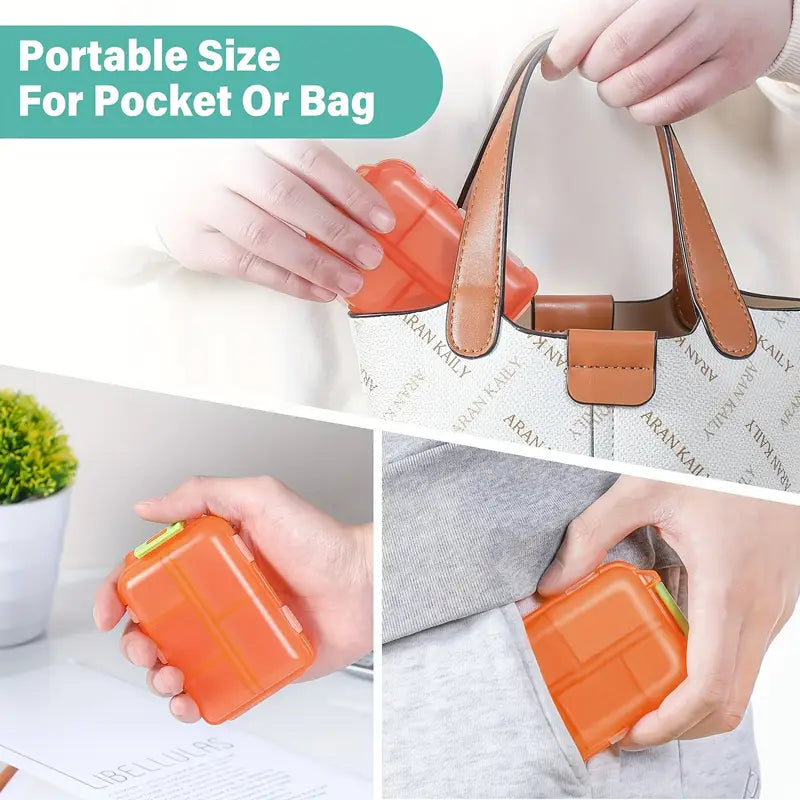 (BUY 1 GET 1 FREE) Recommended by  Doctors 7-Day Pill Organizer - Dustproof & Moisture-Proof