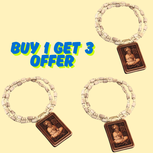 Buy 1 GET 3 Bageshwar Dham 100% Authentic Tulsi Mala